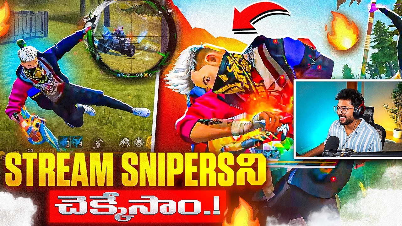 Stream Snipers Chukkalu Chupinchina Munna Bhai đ€Łđ„ - Free Fire Telugu - MBG ARMY background