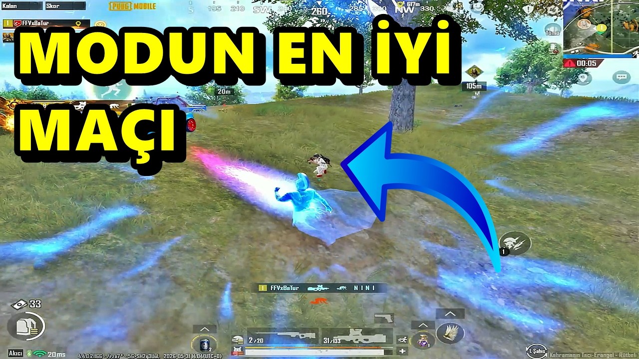 JETTİR BABAA ! MODUN EN İYİ MAÇI BATUR GAME SOLO SQUAD PUBG MOBİLE background