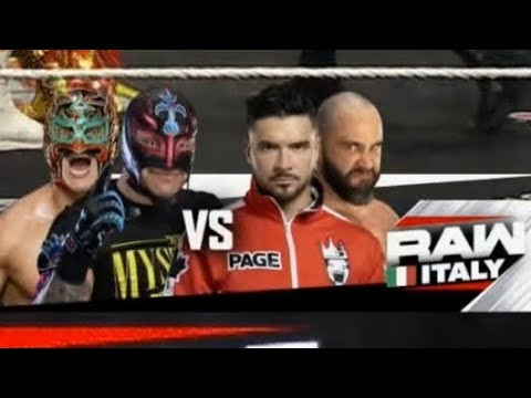 Dragon Lee & Rey Mysterio vs Ethan Page & Rusev | RAW Jun 1, 2026 (Part 1) background