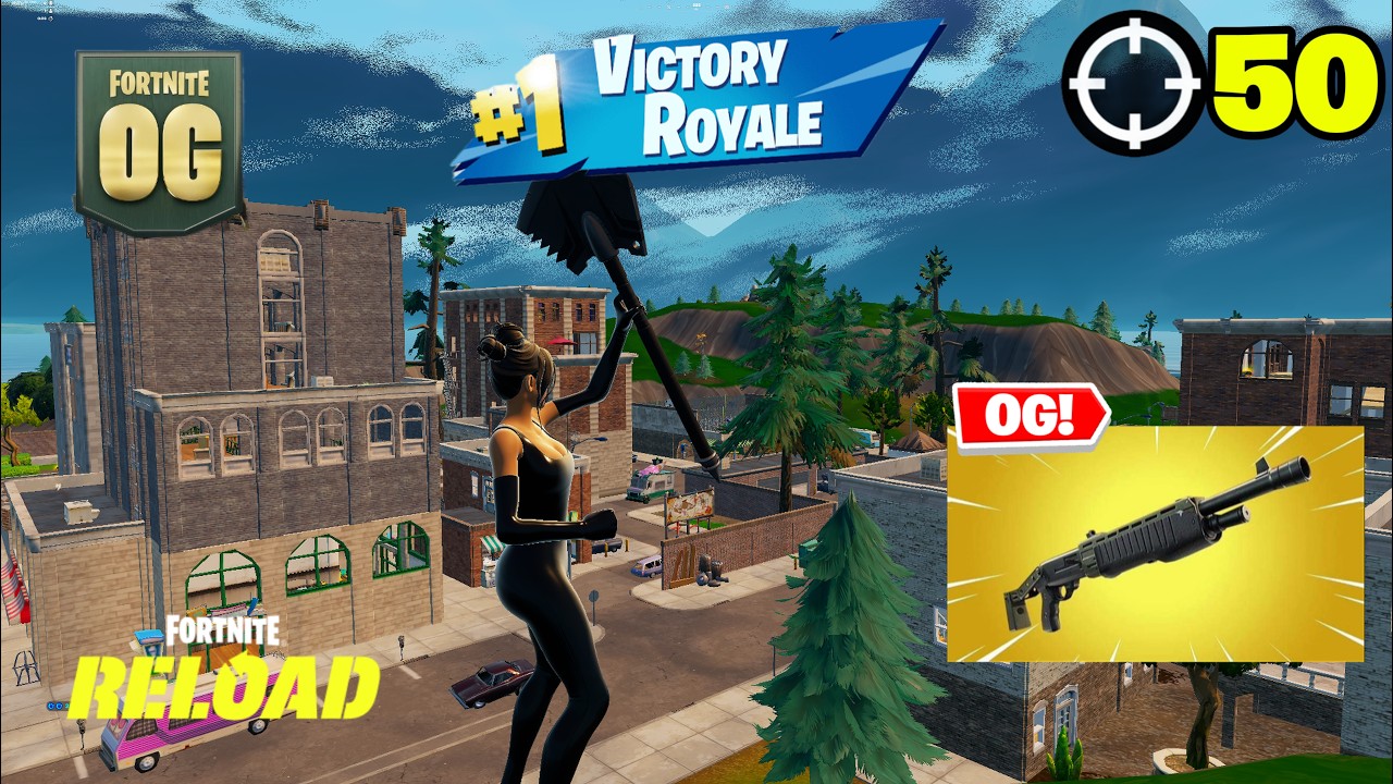 50 Elimination Solo "RELOAD” Gameplay Wins (Fortnite Chapter 7 PS5 Controller) background