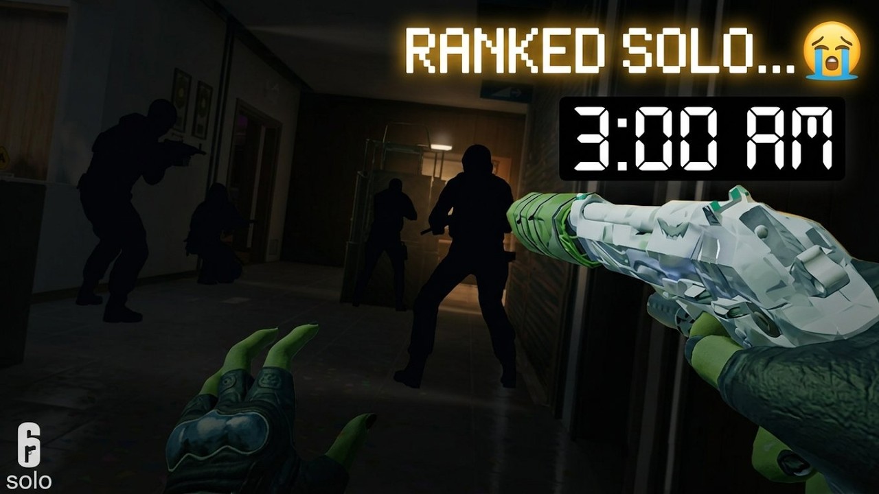 Solo Queuing at 3AM Hits Different - Rainbow Six Siege background