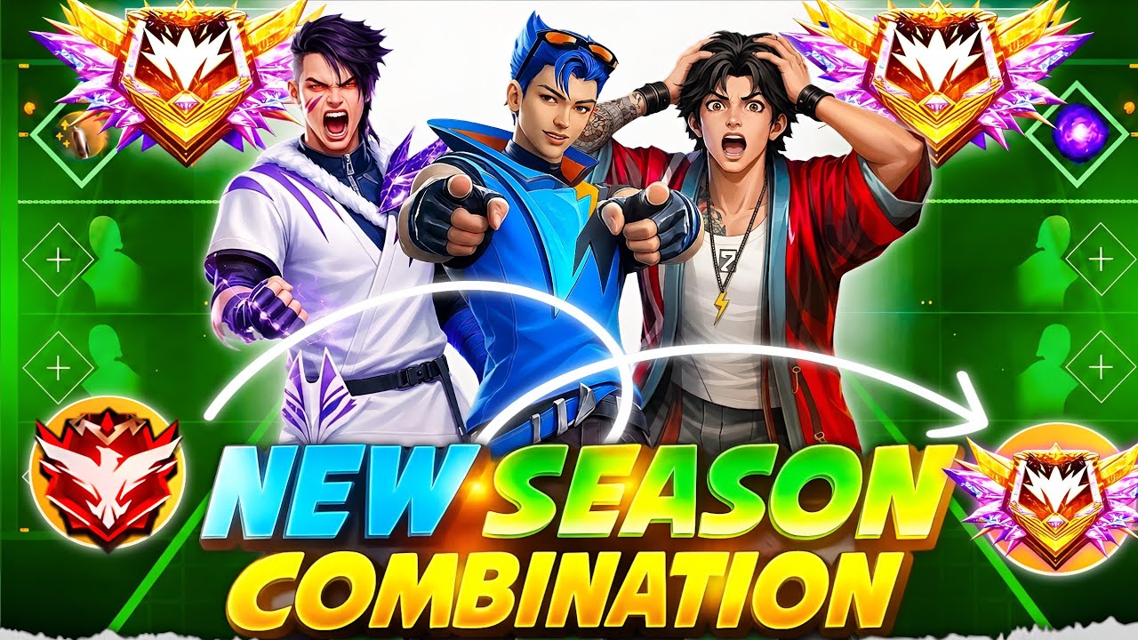 (New Season) 100% Working ✅ Character Combination | Best Character Combination For Cs Rank background