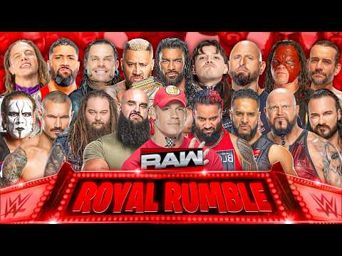 WWE 2K26 RAW Royal Rumble Match – Insane Eliminations! background