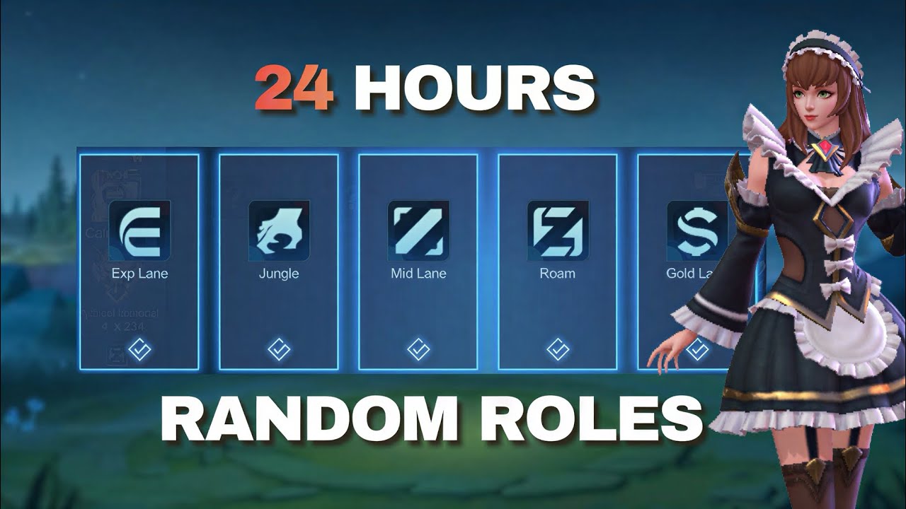 Playing Random Roles For 24 Hours background