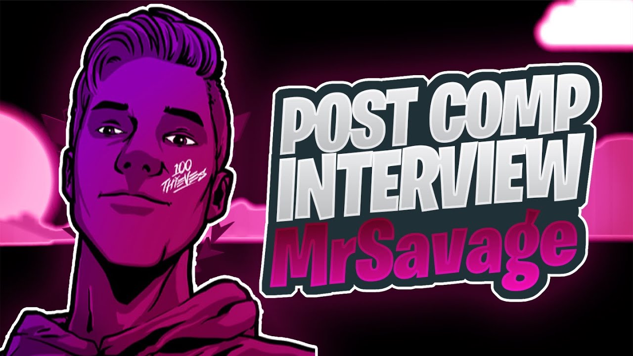 MrSavage Interview - FNCS Solo Week 1 4th (Strategy, Mobility, Format, Confidence)