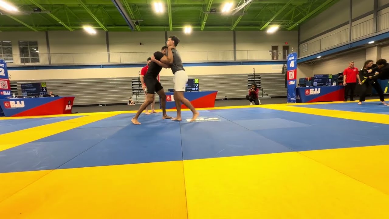 BJJ NO Gi Match Rear Bodylock Takedown Leads To Choke Submission Victory Fuji Open Savannah background