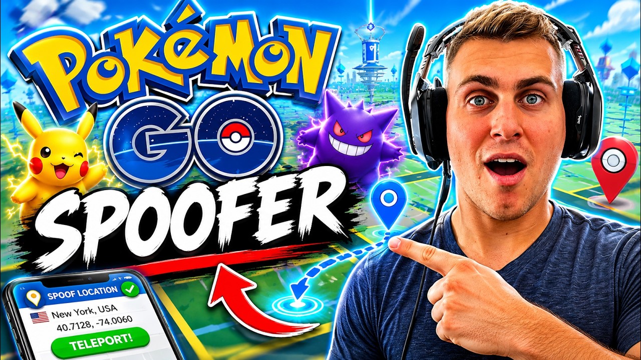 How to Spoof in Pokémon GO in 2026 ✅ Easy iPhone & Android Guide background