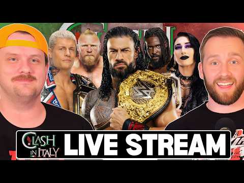 WWE CLASH IN ITALY LIVE STREAM! ROMAN REIGNS VS JACOB FATU TRIBAL COMBAT! background