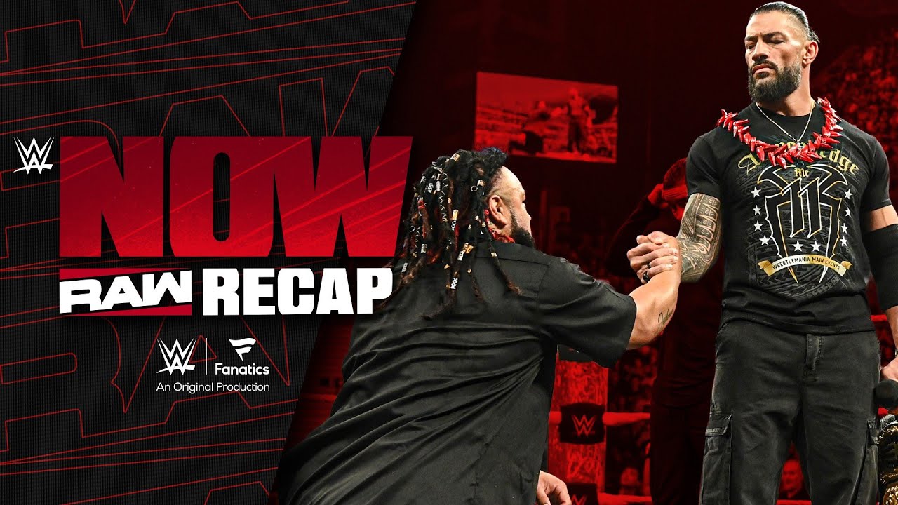 ACKNOWLEDGEMENT Day for Jacob Fatu! | Raw Recap: WWE Now background