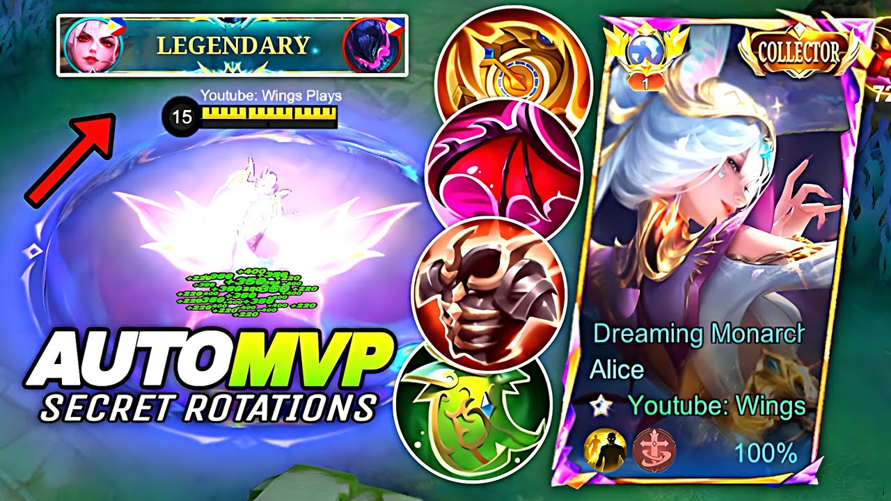 TRY THIS ALICE BUILD BEFORE IT GETS NERFED! π± AUTO MVP EVERY GAME | MLBB 2026 background