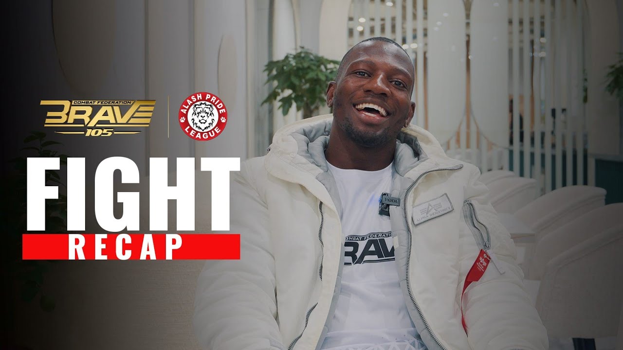 Fight Recap | Omar Solomanov vs Nicholas Hwende | BRAVE 105 x Alash Pride 123 background