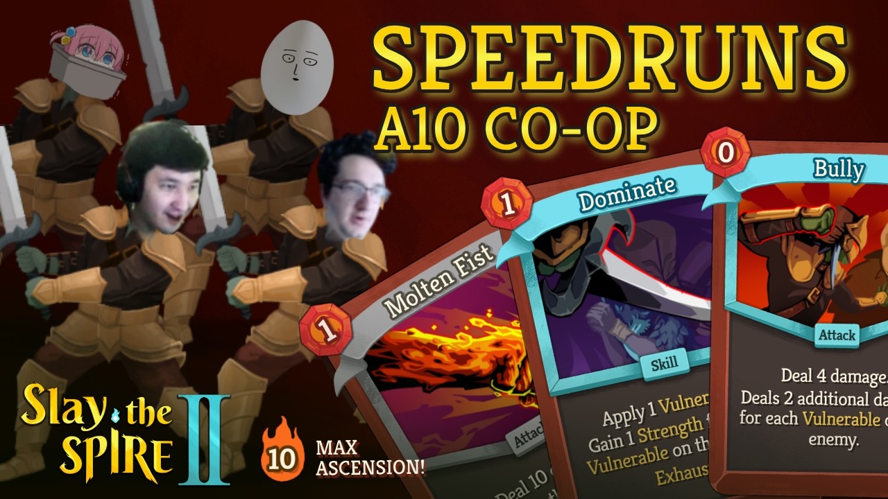 Setting the A10 multiplayer world record | Slay the Spire 2 background