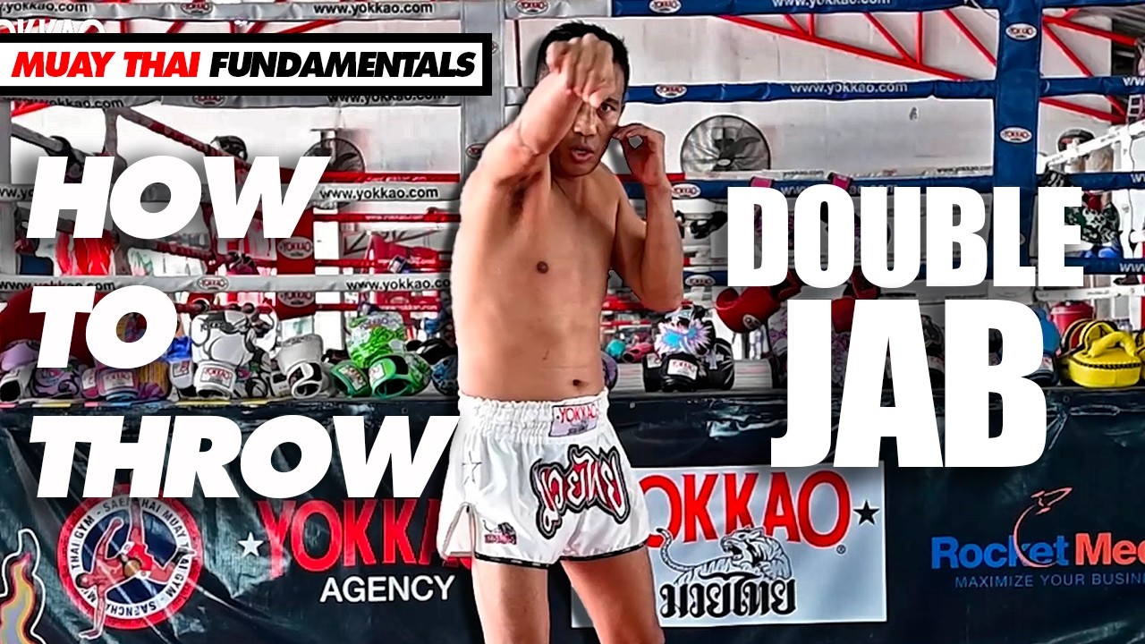 How to Throw the Double Jab | Muay Thai Fundamentals background