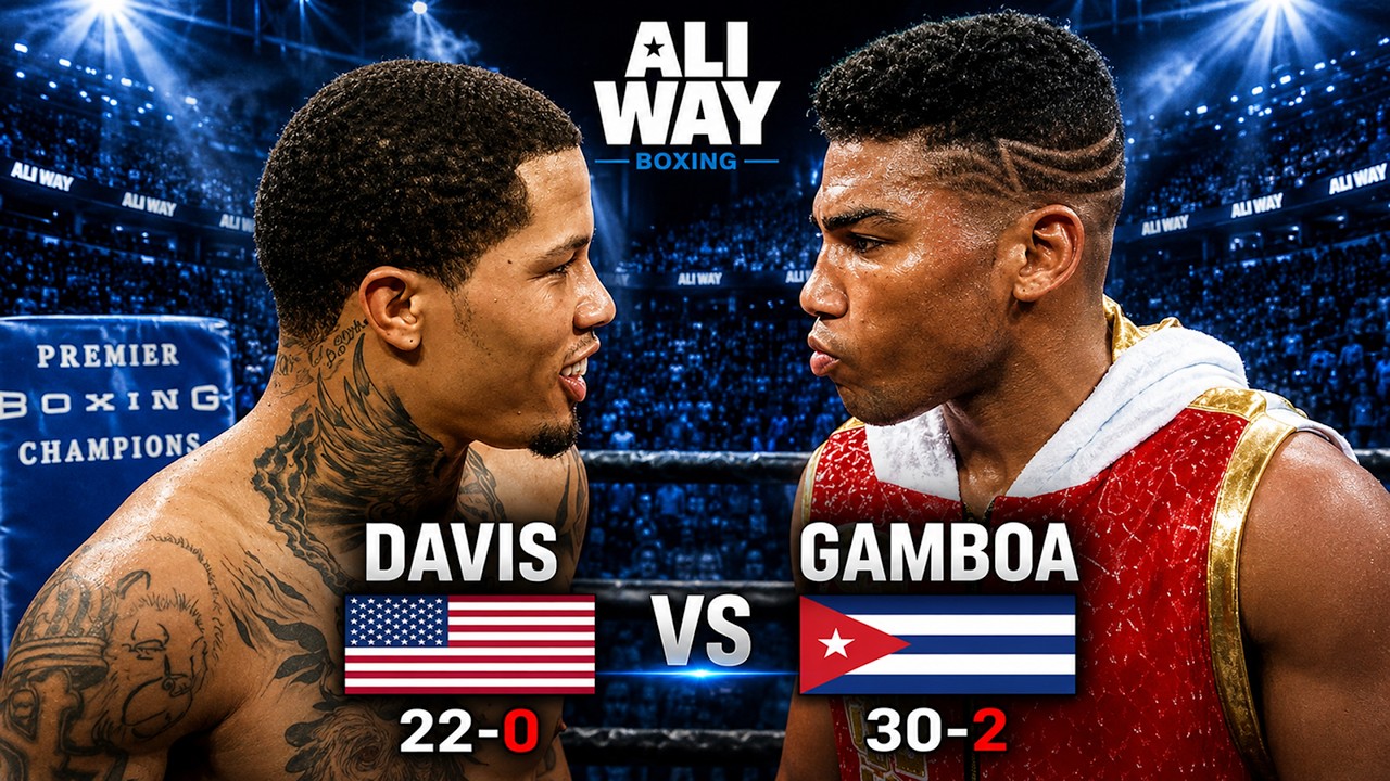 Gervonta Davis (USA) vs Yuriorkis Gamboa (Cuba) | KNOCKOUT, Boxing Fight Highlights HD background