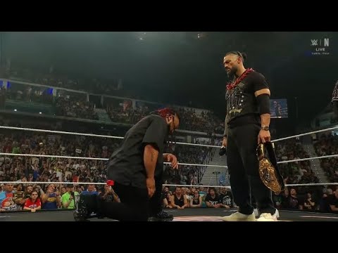 Jacob Fatu acknowledging Roman Reigns _WWE RAW 1 June 2026 background