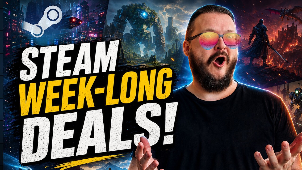 Steam Week-LONG Sale! 22 Great Steam Games! (Until June 8th!) background