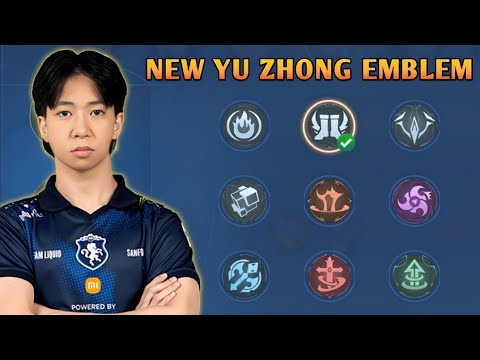 THANKS SANFORD For This New YU ZHONG EMBLEM & SUSTAIN BUILD - MLBB background