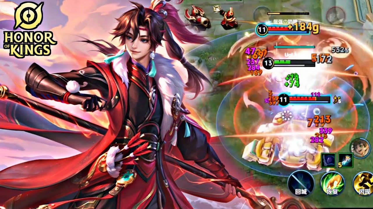 HOK : SUN QUAN GAMEPLAY | IN FARM LANE - HONOR OF KINGS background