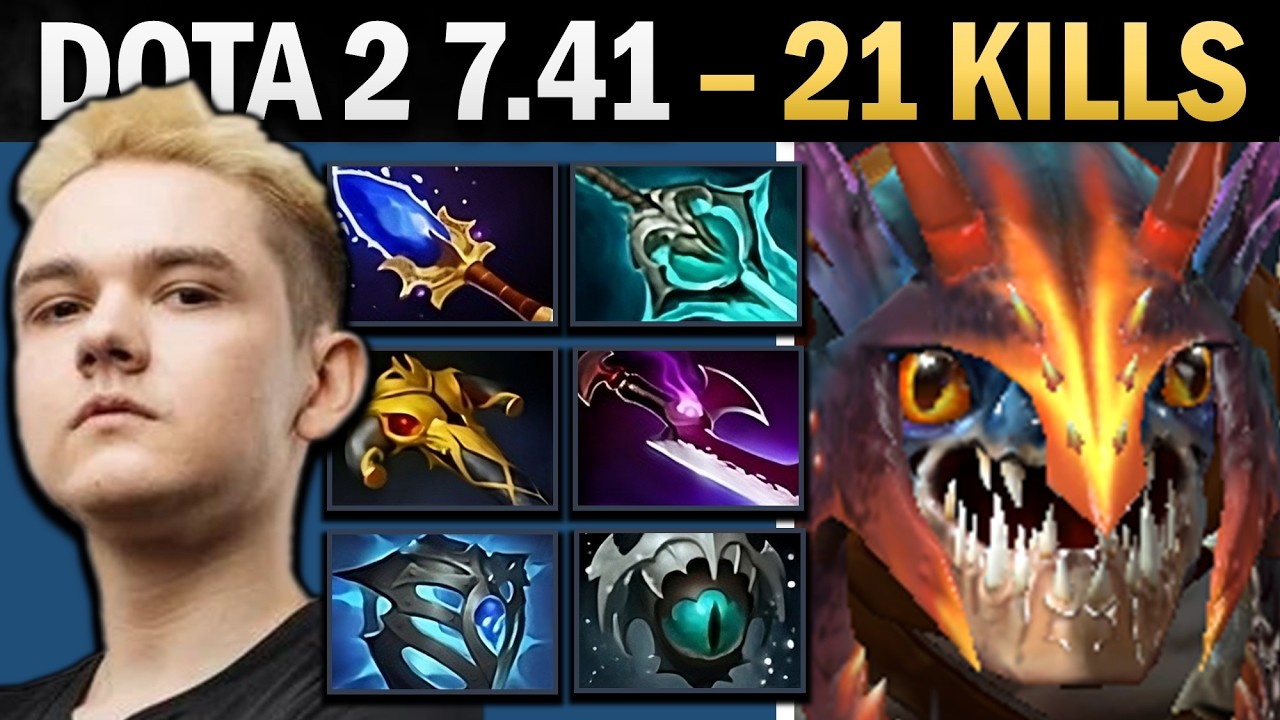 Slark Dota 2 7.41 with Dispenser and Silveredge - Dota 2 Gameplay background