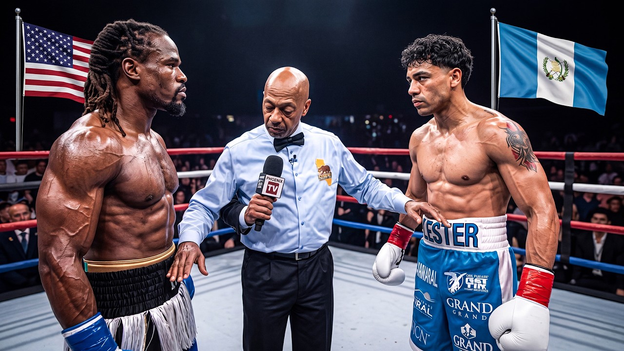 Relentless Slugfest! Lester Martinez (GTM) vs Immanuwel Aleem (USA) | Boxing Fight Highlight background