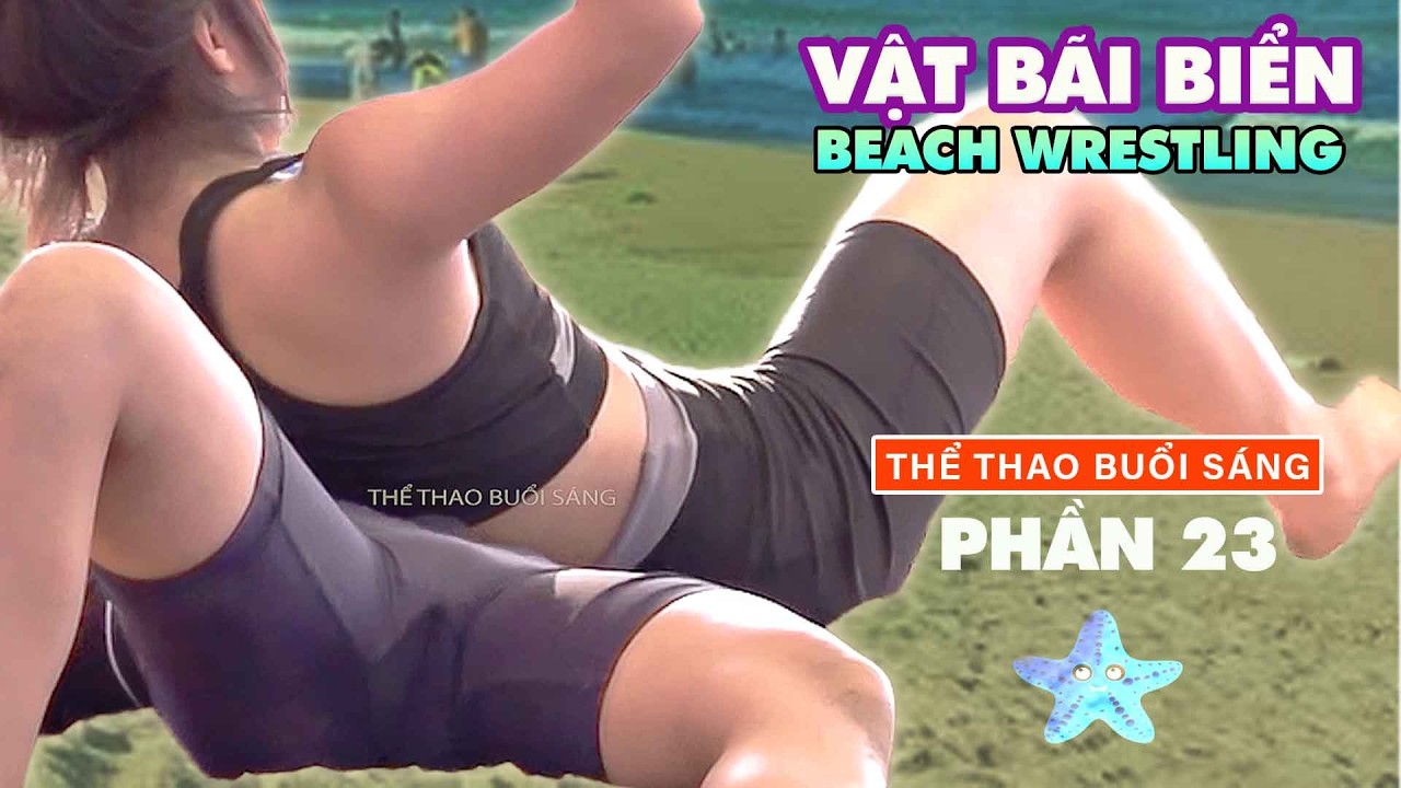 VẬT BÃI BIỂN NỮ - p23 -Vietnamese Women's Beach Wrestling background