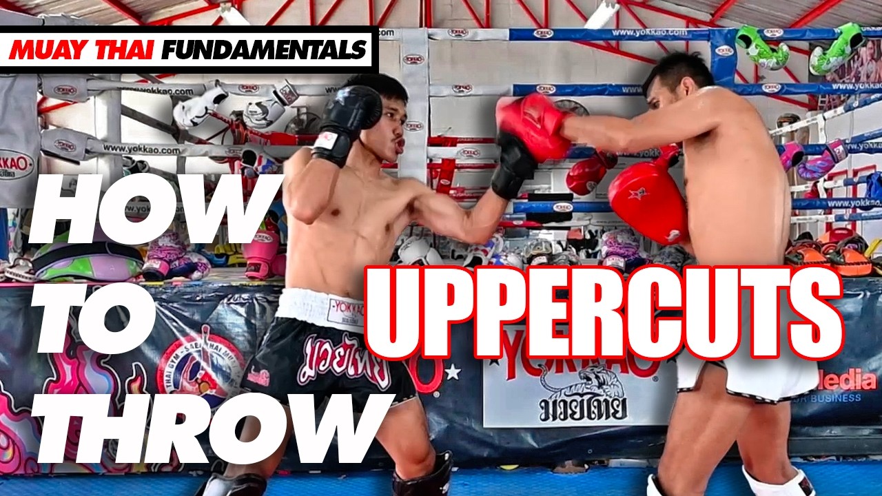 How to Throw the Right and Left Uppercut Combination | Muay Thai Fundamentals background