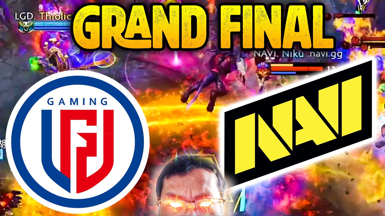 LGD vs NAVI - WEU GRAND FINAL ▌ESPORTS WORLD CUP 2026 DOTA 2 background