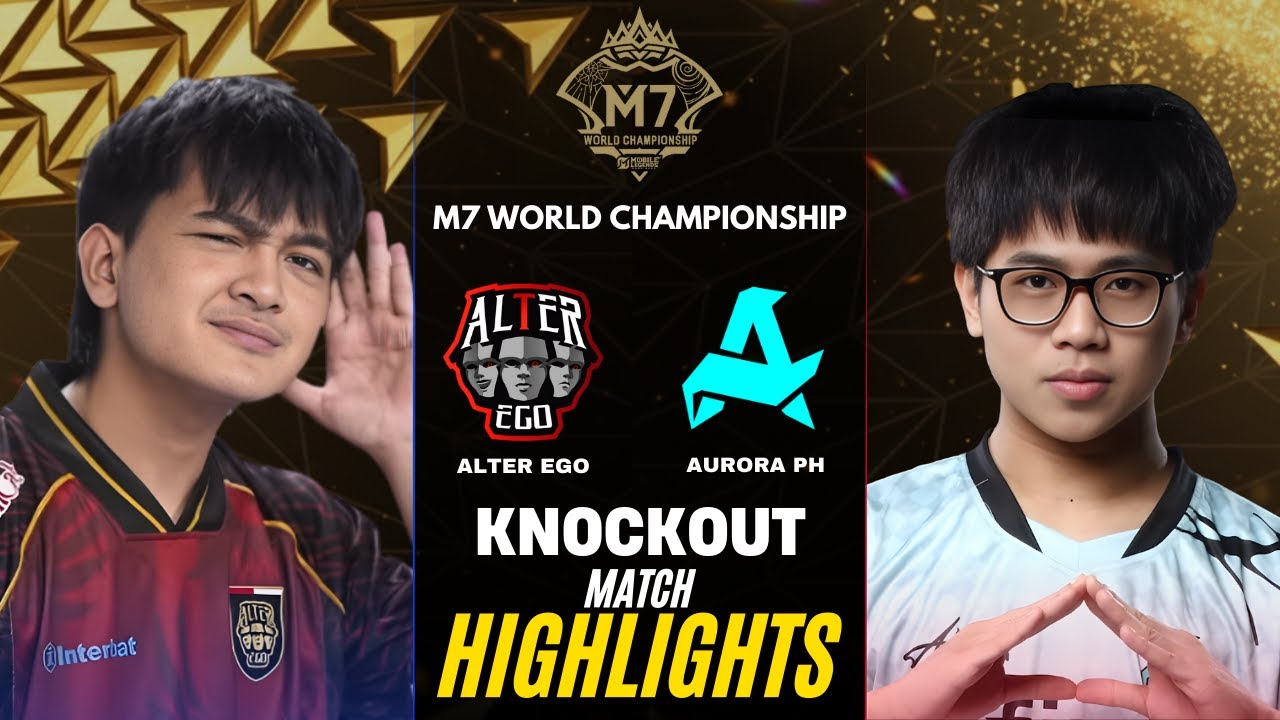 ALTER EGO vs AURORA PH HIGHLIGHTS M7 KNOCKOUT STAGE DAY 2 | AE vs RORA background