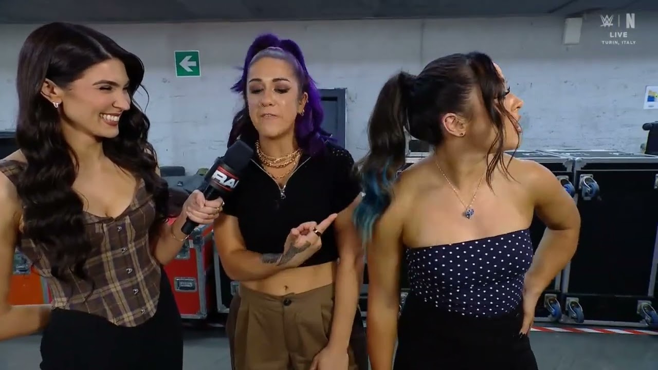 Bayley & Lyra Valkyria Interview background