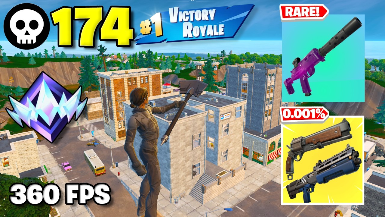 174 Elimination "RANKED RELOAD” Gameplay Wins (Fortnite Chapter 7 PS5 Controller) background