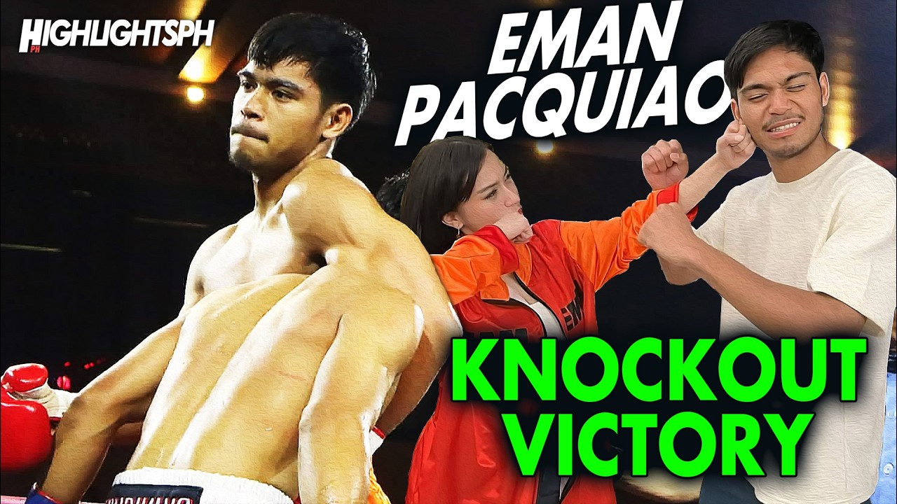 2026: KNOCKOUT VICTORY NG PAMBANSANG ANAK! 🇵🇭Eman Bacosa Pacquiao background