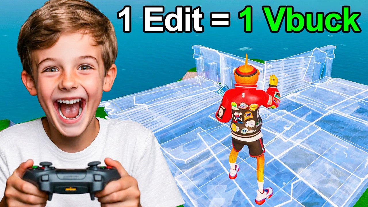 9 Year Old Gets 1VBuck For Every Edit... background