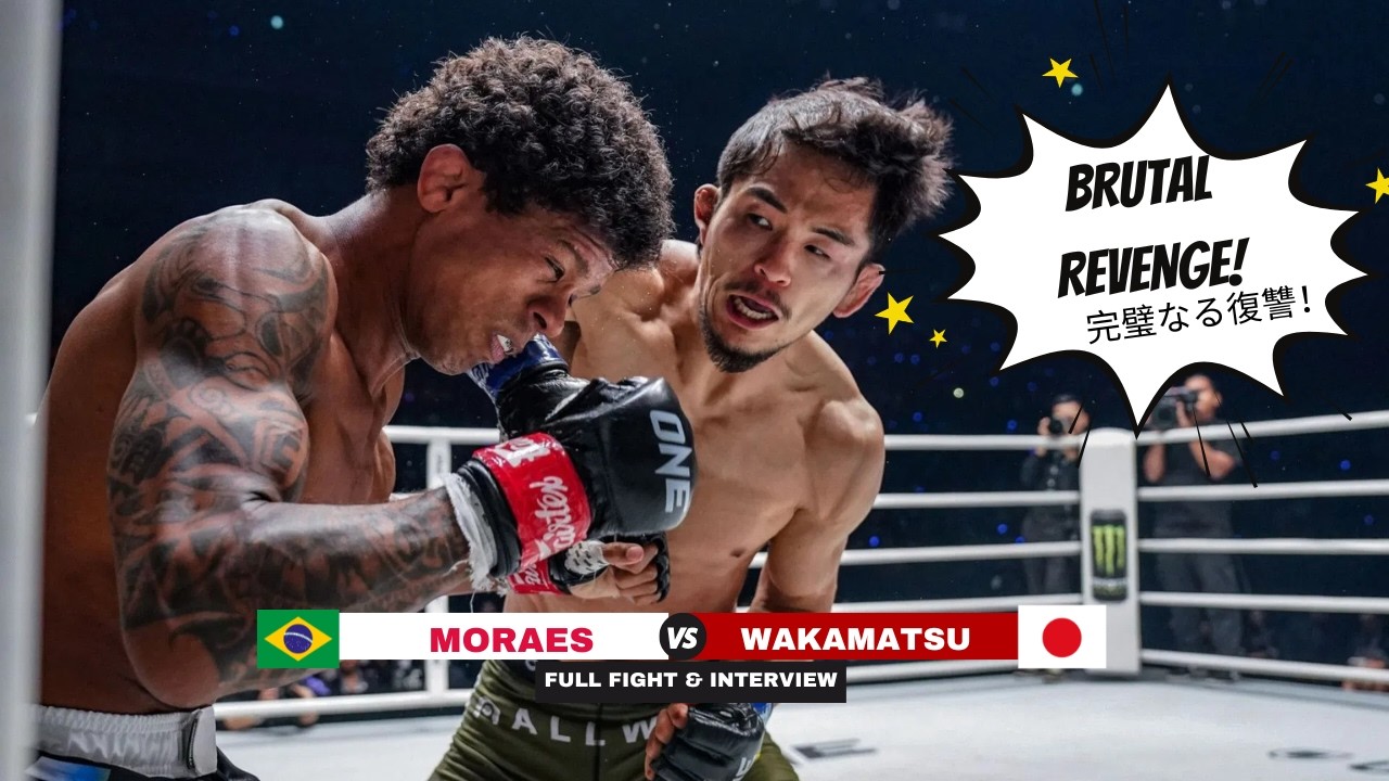 Ba năm luyện công cho một đêm phục thù: Wakamatsu đo ván huyền thoại Brazil, giành đai MMA thế giới