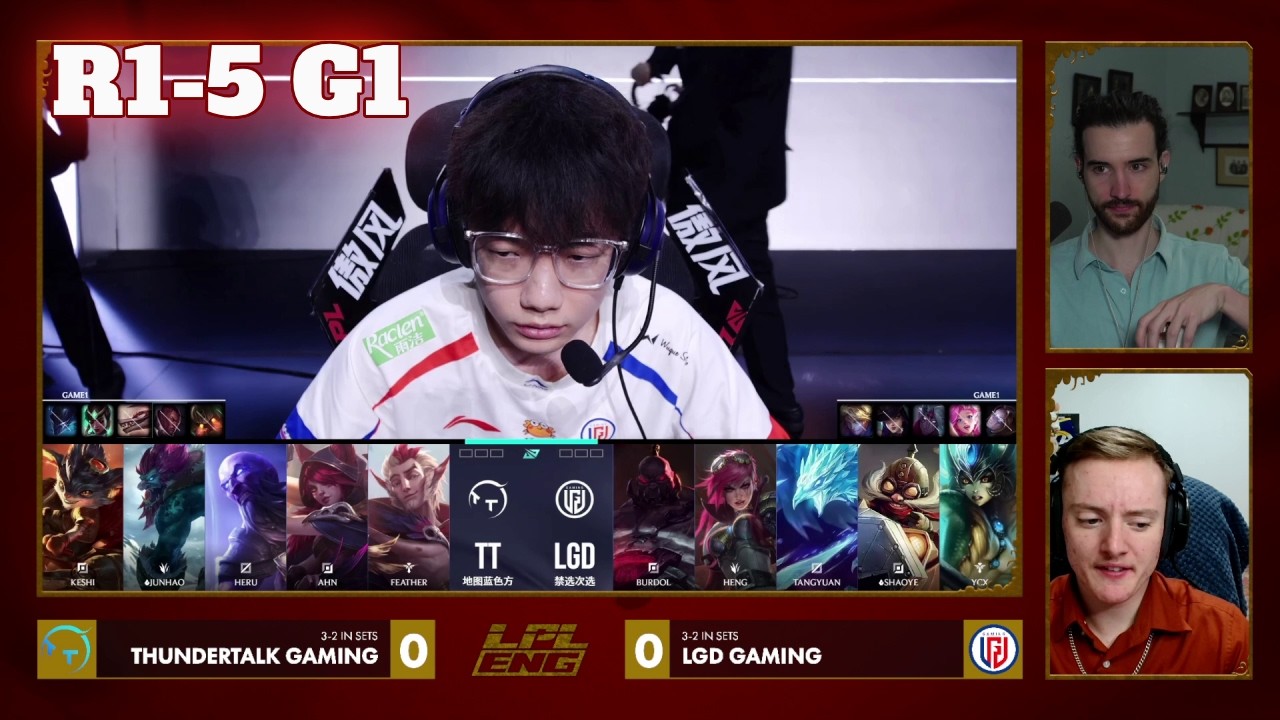 LDG vs TT - Game 1 | Round 1 S16 LPL Spring Playoffs 2026 | LGD Gaming vs ThunderTalk Gaming G1 full background