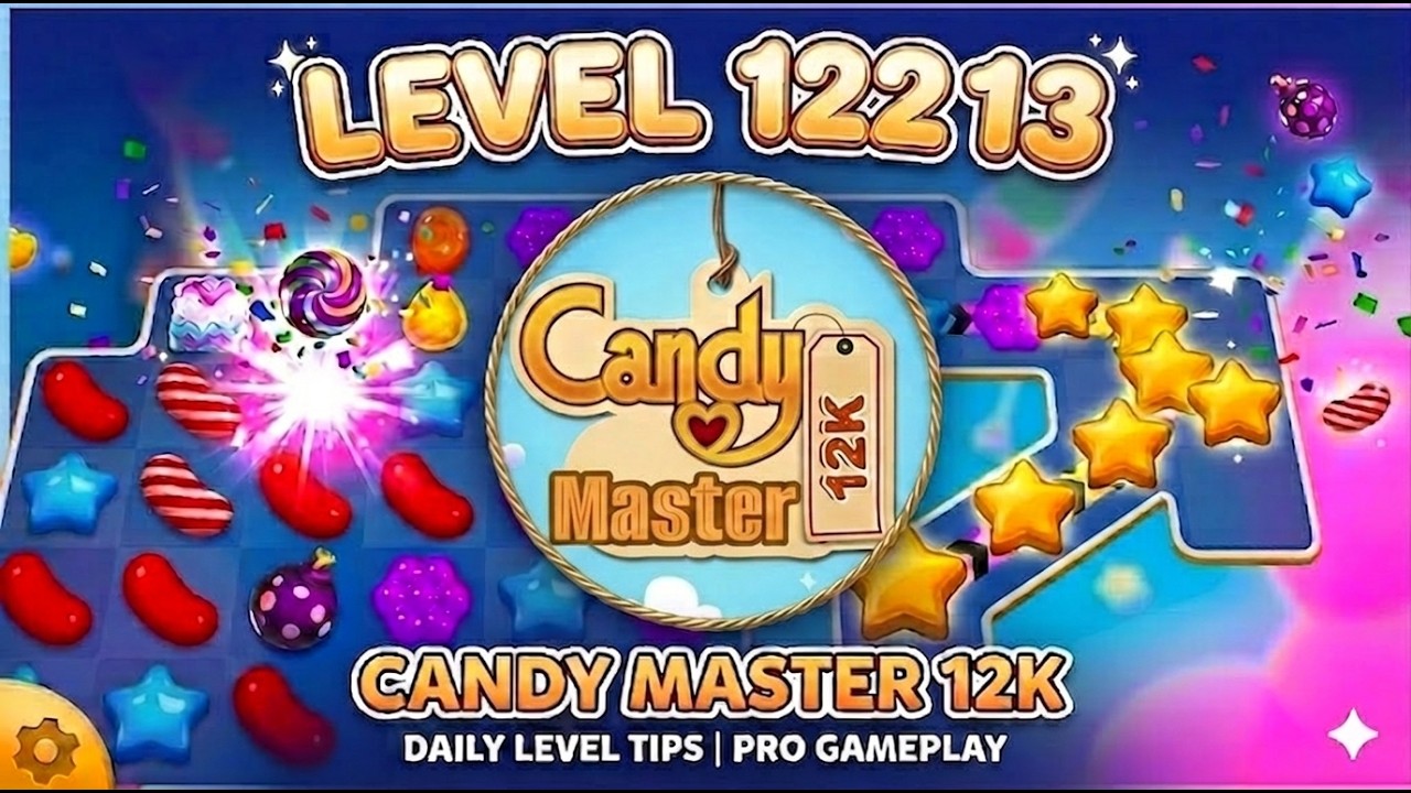Candy Crush Level 12213 - Pro Gameplay | No Commentary | Candy Master 12K background