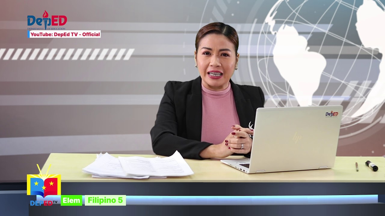 Grade 5 FILIPINO Ep12: Pagbibigay Kahulugan sa Bar Grap, Pie Grap, Talahanayan at iba pa background