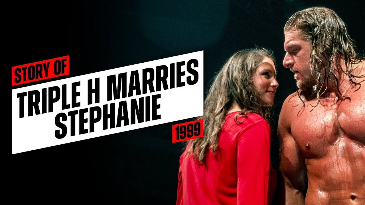 Story of Triple H marries Stephanie McMahon (1999) background