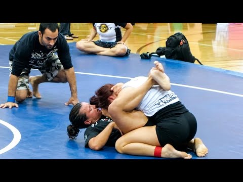 Boy vs Girl Grappling Showdown | Intense Wrestling Match background