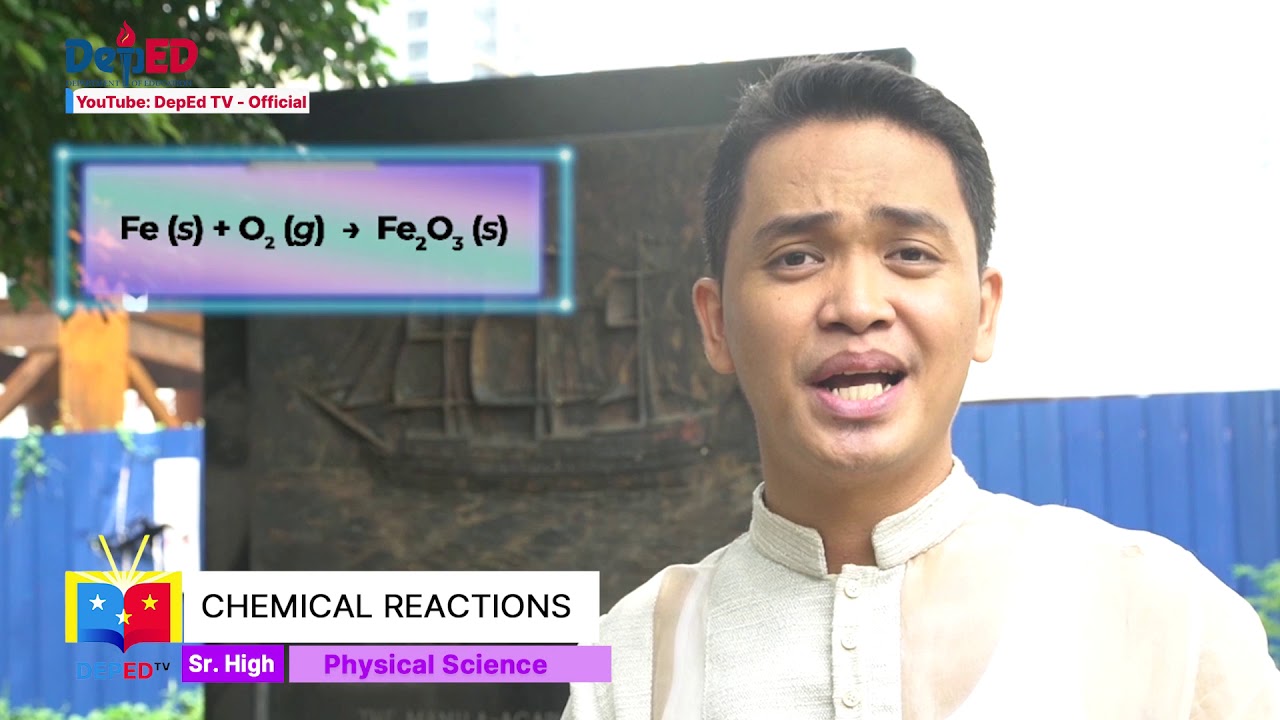 SHS Physical Science Q1 Ep 7 Chemical Reactions background