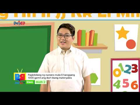 Grade 2 Math Q1 Ep1: Pagbibilang ng Numero mula 0 hanggang 1000 Gamit ang Iba't Ibang Materyales background