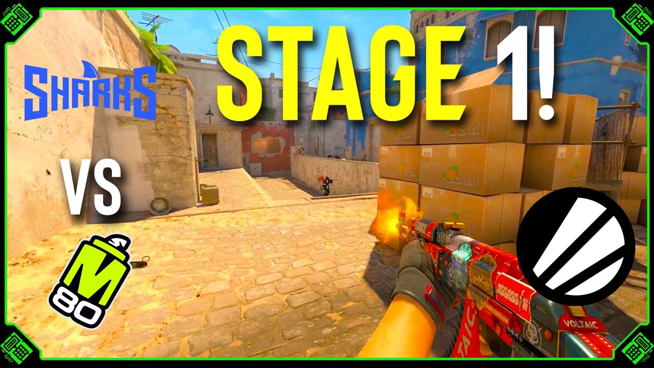 M80 vs Sharks - HIGHLIGHTS - IEM Cologne Major 2026 Stage 1 | CS2 background