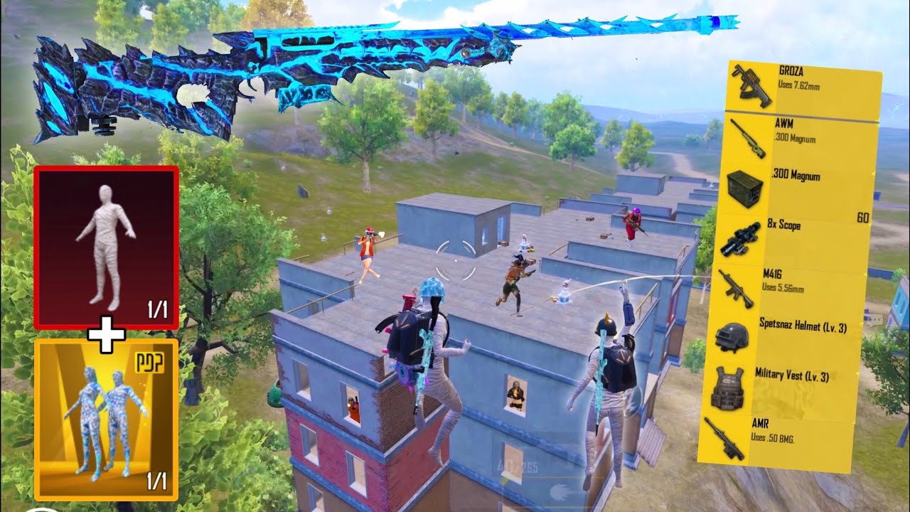 I FACED AGGRESSIVE PRO SQUADS with DOUBLE MUMMY SET😱PUBG Mobile background