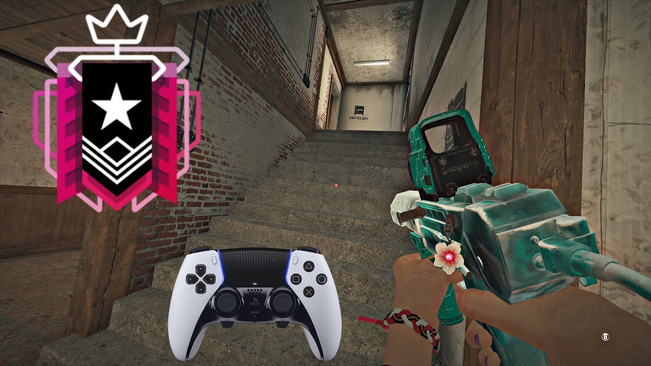 THE #1 MOST AGGRESSIVE CONTROLLER CHAMPION OF ALL TIME ON Rainbow Six Siege X background