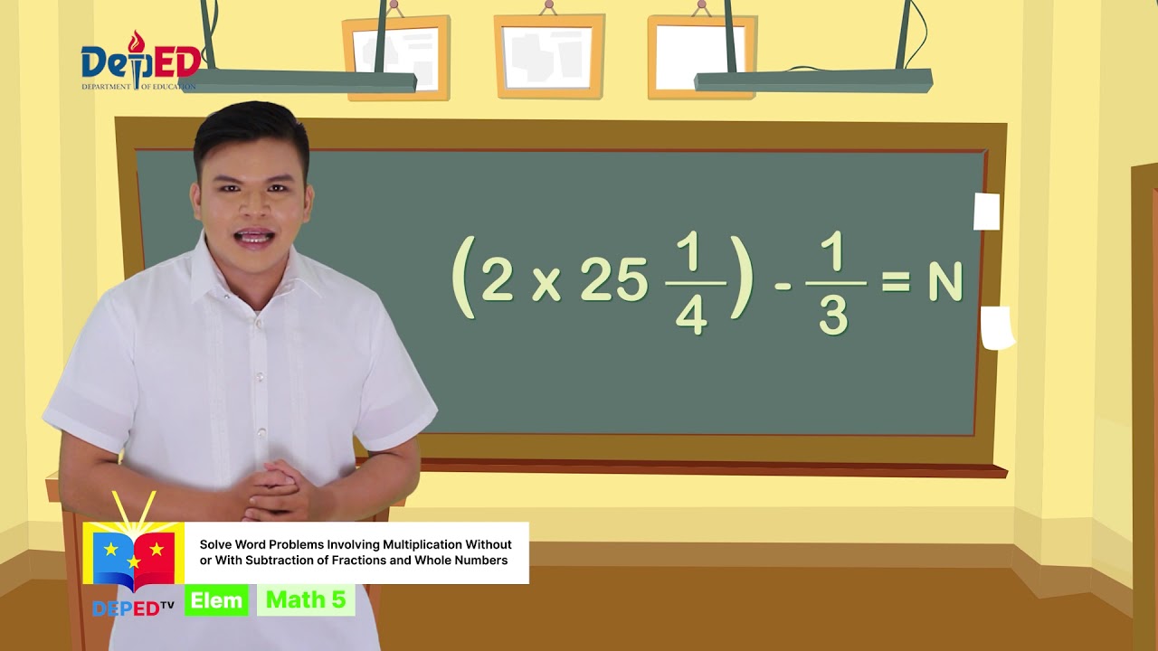Grade 5 MATH Ep14: Solve Word Problems Involving Multiplication Without or With Subtraction ... background