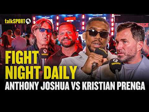 "2 or 3 Rounds!" Anthony Joshua vs Kristian Prenga Press Conference REACTION | Fight Night Daily backdrop