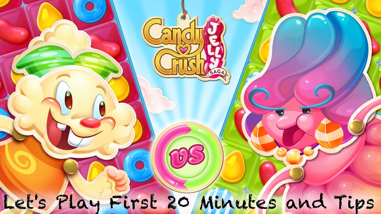 Let's Play Candy Crush Jelly Saga - First 20 Mins w/ Bonus Tips