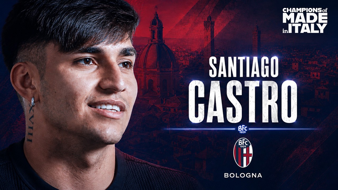 Power in Motion | Champions of #MadeinItaly with Santiago Castro | Serie A 2025/26 background