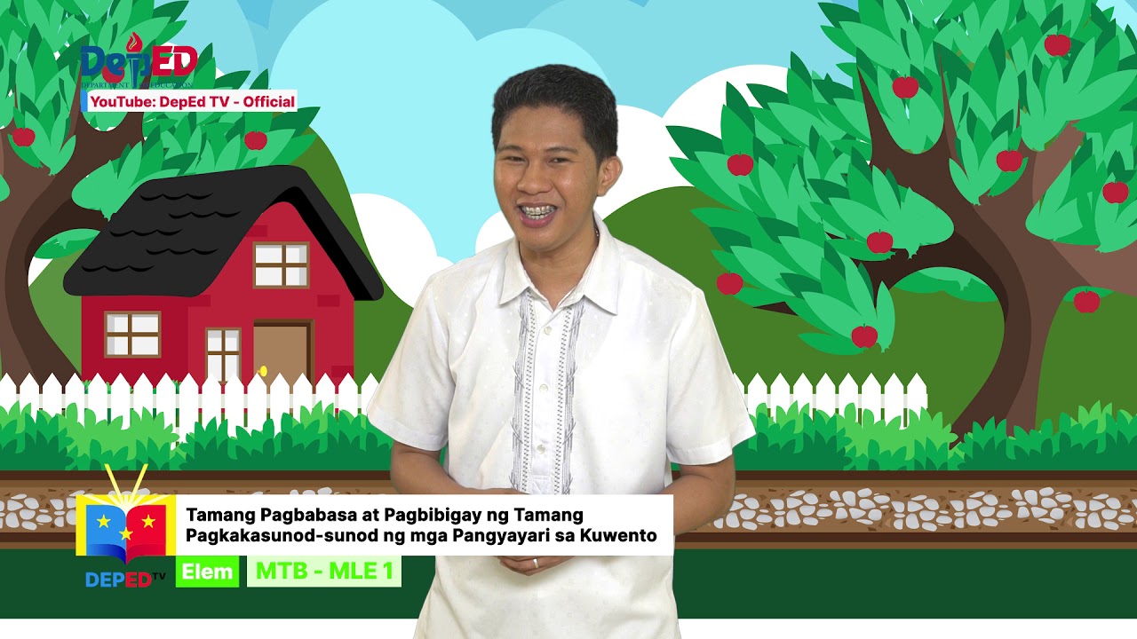Grade 1 MTB MLE Ep15: Tamang Pagbabasa at Pagbibigay ng Tamang Pagkakasunod-sunod ... background