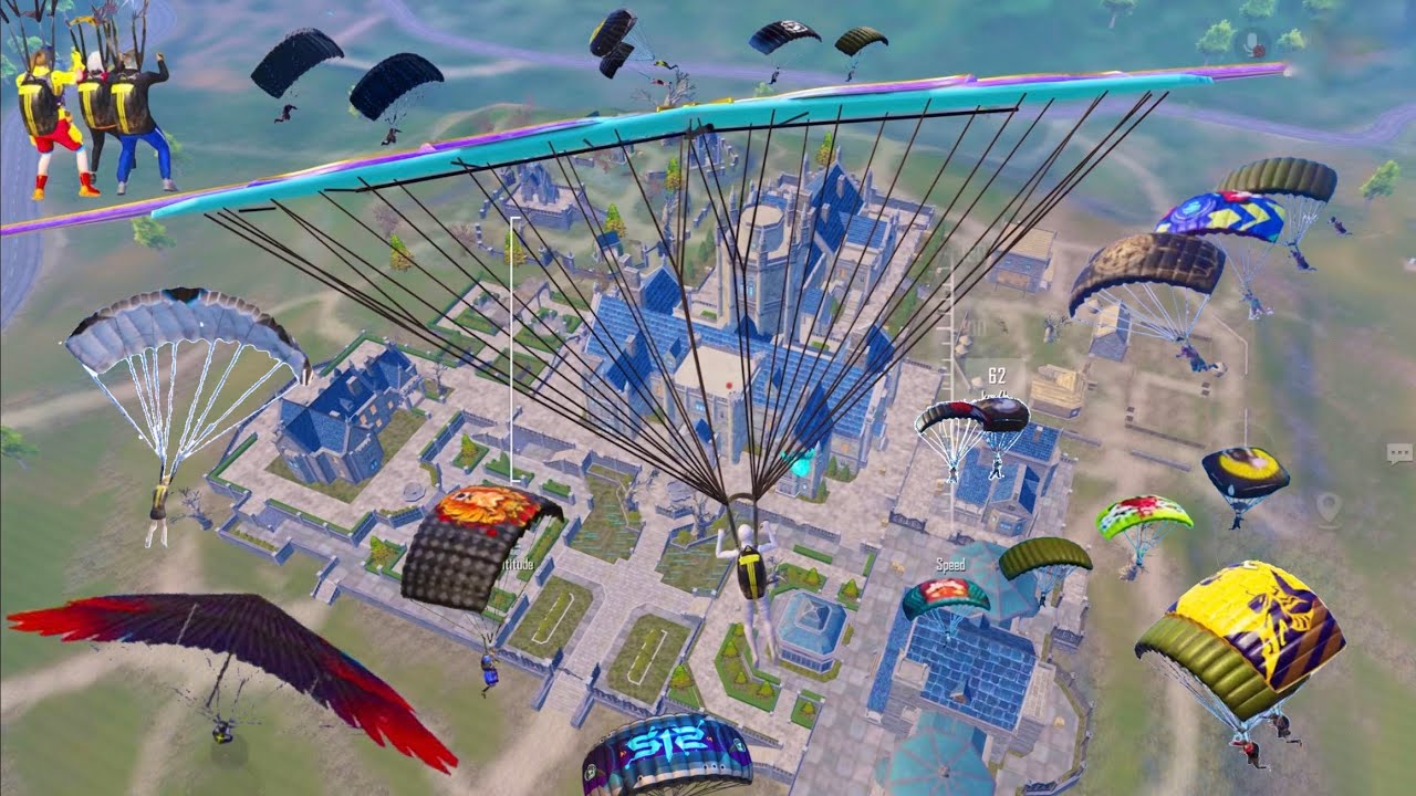 Omg!!đ± MY BEST LANDING IN THE NEW MODE UPDATEđ„PUBG Mobile backdrop