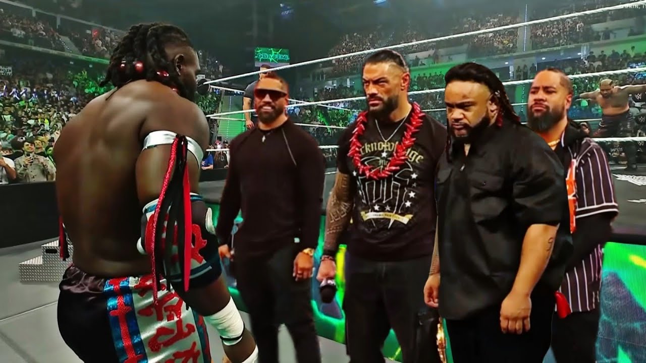 WWE 3 June 2026 Oba Femi Brutal Attack Roman Reigns Bloodline WWE Raw 2026 Highlights background